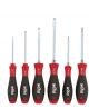 SoftFinish® slotted/ Phillips screwdriver set, 6 pcs Hex blades with hex bolster